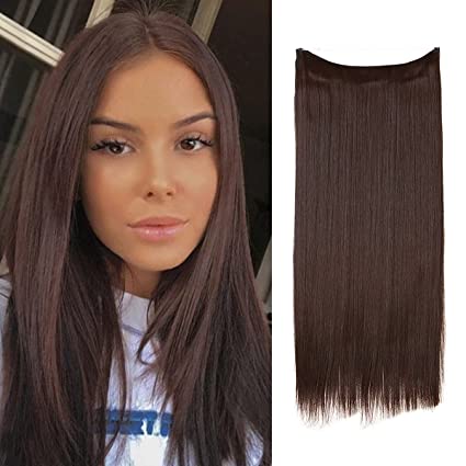 Chestnut Brown Straight Halo