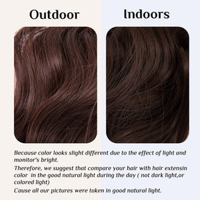 Extensions capillaires Halo Auburn Foncé