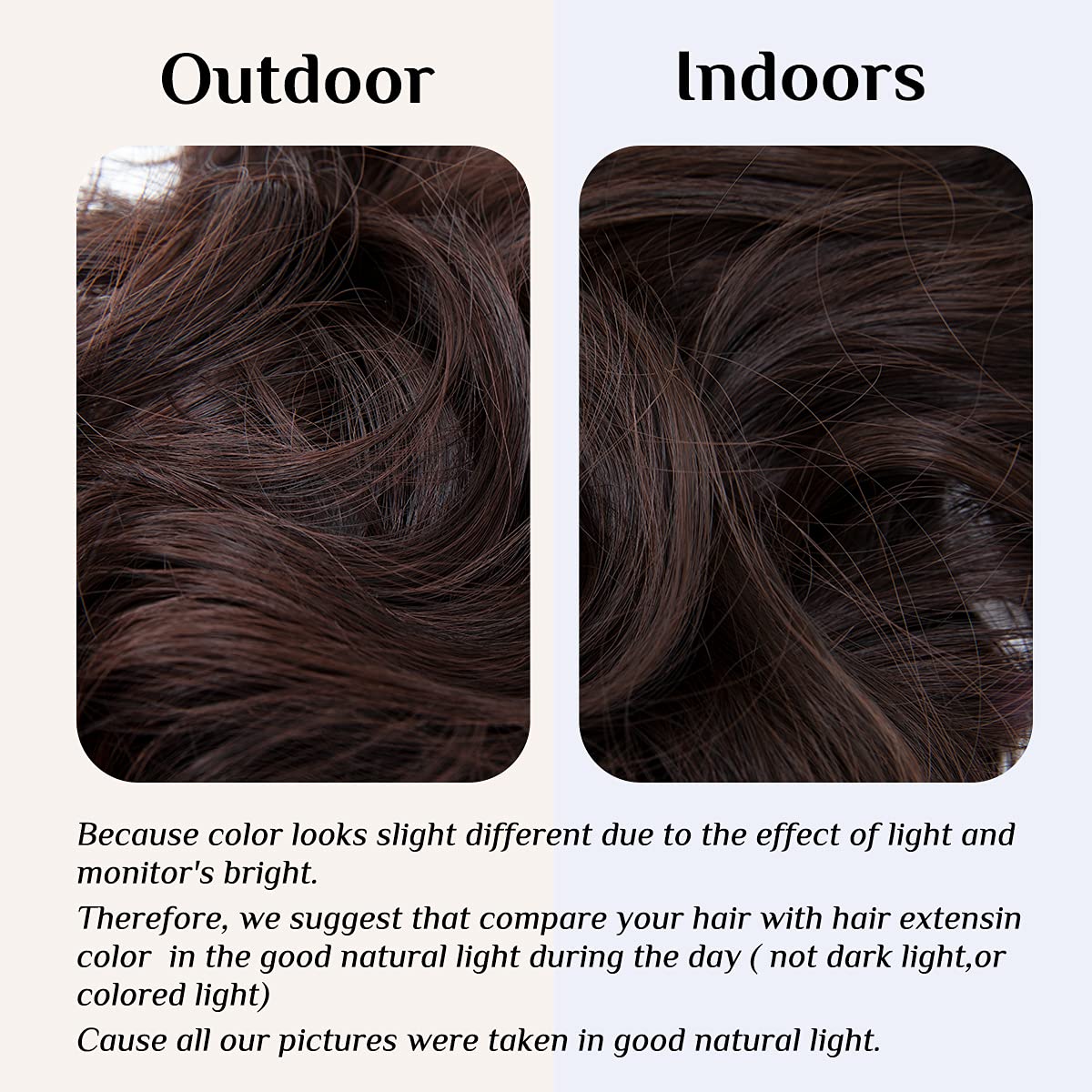 Extensions de cheveux Halo Châtain Marron