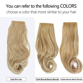 Extensions de cheveux Halo blond foncé