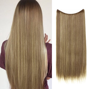 Halo lisse Châtain Cendré Moyen/Blond Cendré