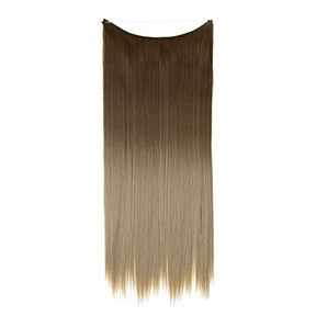 Braun zu Aschblond glatter Halo