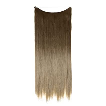 Braun zu Aschblond glatter Halo
