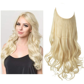 Extensions capillaires auréole blond plage