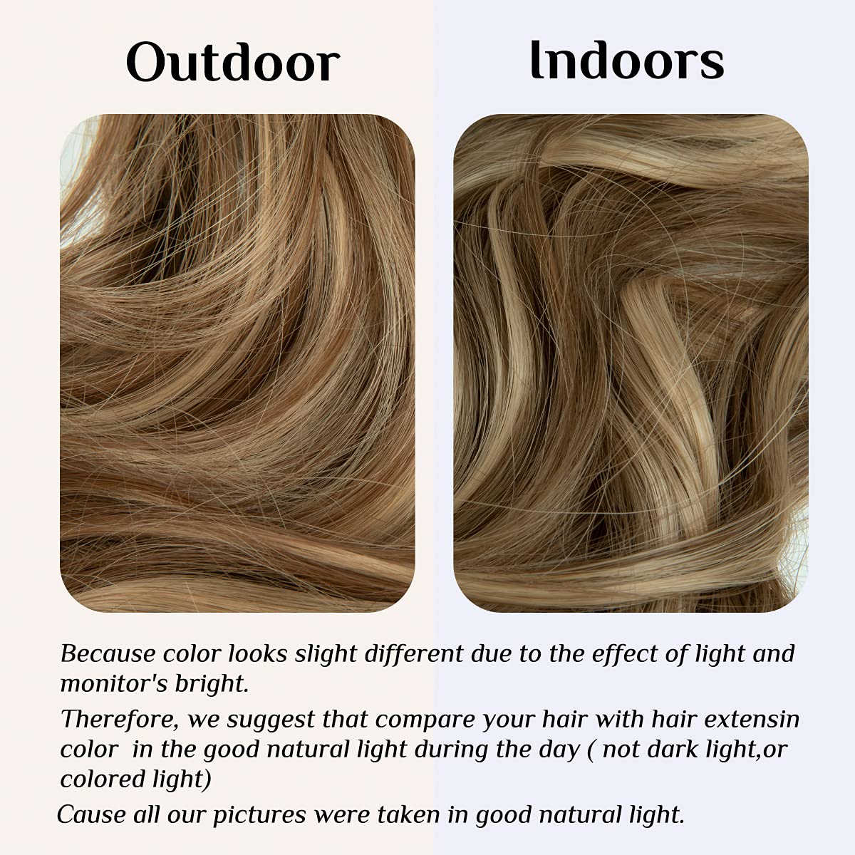 Asch Mittelbraun/Aschblond Halo Haarverlängerungen