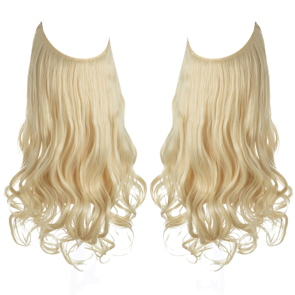 Extensions capillaires auréole blond plage
